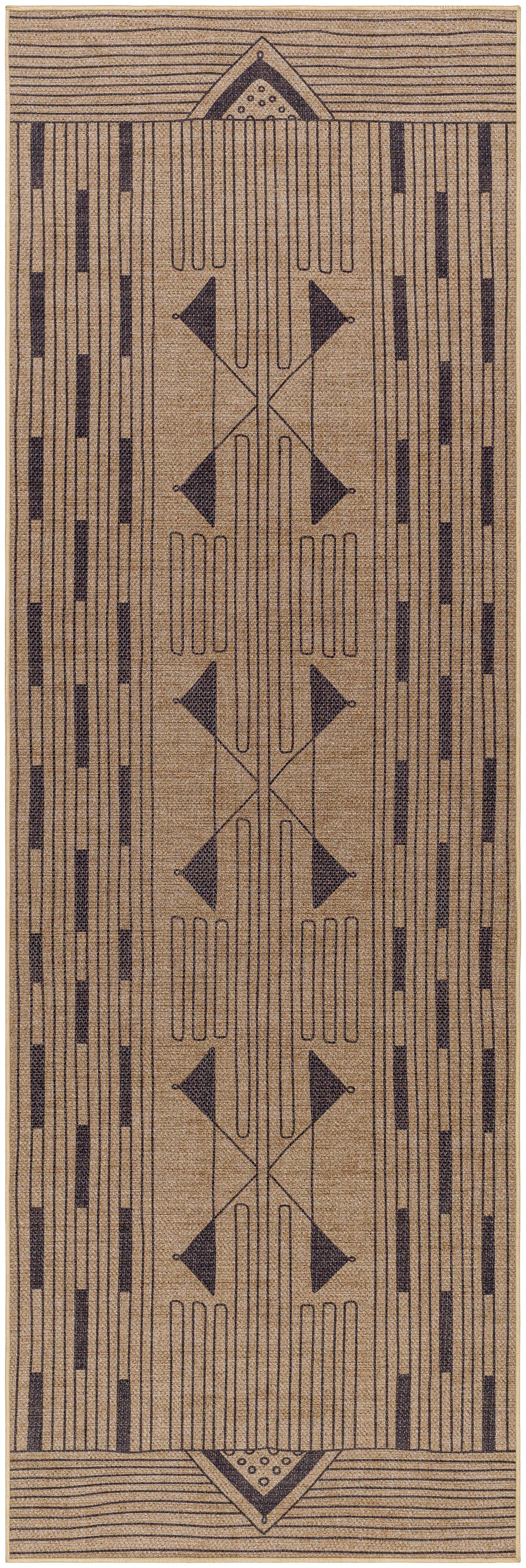 Surya Ez Jute EZT-2302 Beige Black 2' x 2'11" Rug