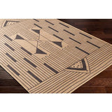Surya Ez Jute EZT-2302 Beige Black 2' x 2'11" Rug