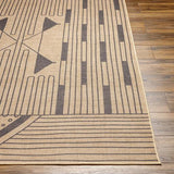 Surya Ez Jute EZT-2302 Beige Black 3' x 5' Rug