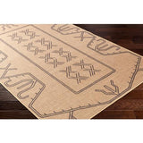 Surya Ez Jute EZT-2305 Beige Black 2' x 2'11" Rug