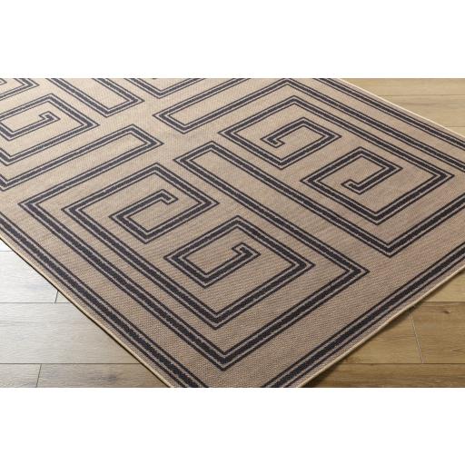 Surya Ez Jute EZT-2307 Beige Black 4' x 6' Rug