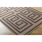 Surya Ez Jute EZT-2307 Beige Black 4' x 6' Rug