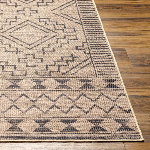 Surya Ez Jute EZT-2313 Beige Black 9' x 12' Rug