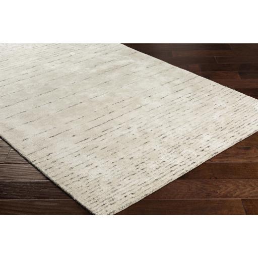 Surya Falcon FLC-8004 Black Cream 5' x 7'6" Rug