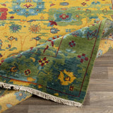 Surya Festival FVL-1005 Burnt Orange Grass Green 2' x 3' Rug
