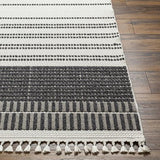 Surya Finland FND-2305 Black Cream 9'2" x 12' Rug