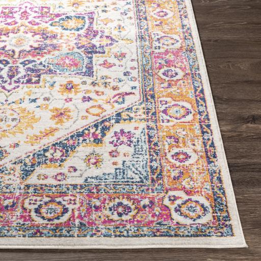 Surya Floransa FSA-2316 Burnt Orange Fuchsia 6'7" x 9' Rug