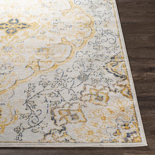Surya Floransa FSA-2325 Burnt Orange Gray 6'7" x 9' Rug