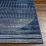 Surya Floransa FSA-2371 Cream Dark Blue 2'7" x 10' Rug