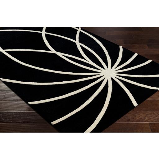 Surya Forum FM-7072 Black Cream 9' x 12' Rug