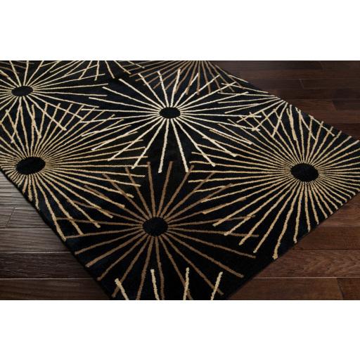 Surya Forum FM-7090 Black Dark Brown 10' x 14' Rug