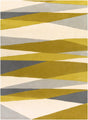 Surya Forum FM-7203 Gray Ivory 6' x 9' Kidney Rug
