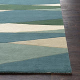 Surya Forum FM-7204 Cream Dark Green 5' x 8' Rug