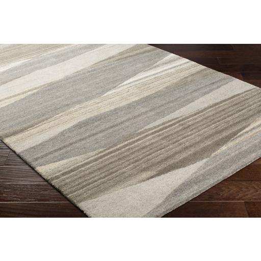 Surya Forum FM-7211 Black Brown 9'9" Square Rug