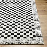 Surya Freud FEU-2325 Black Ivory 7'10" x 10' Rug