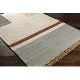 Surya Fulham FHM-2302 Beige Black 2'6" x 8' Rug