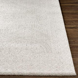 Surya Gavic GVC-2301 Charcoal Cream 2' x 2'11" Rug