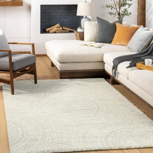 Surya Gavic GVC-2306 Charcoal Cream 9' x 12' Rug
