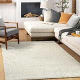 Surya Gavic GVC-2306 Charcoal Cream 9' x 12' Rug