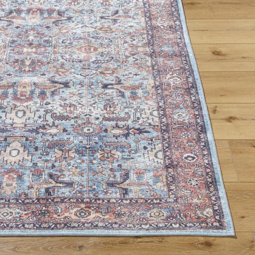 Surya Georgina GOR-2304 Beige Black 2'7" x 12' Rug