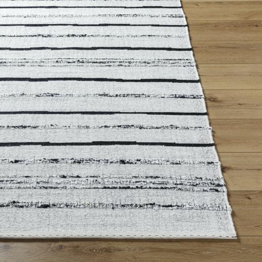 Surya Goteborg GTG-2302 Black Ivory 2' x 3' Rug