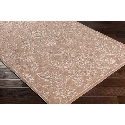 Surya Greenwich GWC-2336 Cream Dusty Pink 6'7" x 9' Rug