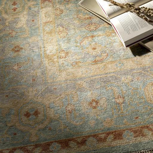 Surya Hamadan HAM-2302 Brick Red Gray 6' x 9' Rug