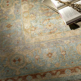 Surya Hamadan HAM-2302 Brick Red Gray 6' x 9' Rug