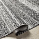 Surya Hampton HPT-2306 Black Ivory 7'7" Round Rug