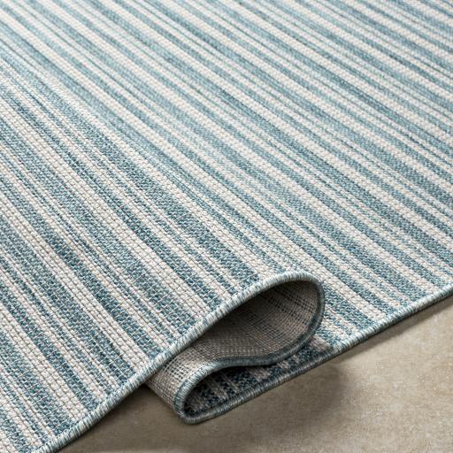 Surya Hampton HPT-2311 Ivory Seafoam 7'7" Square Rug