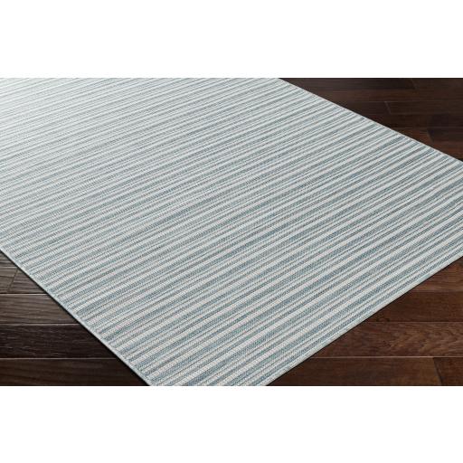 Surya Hampton HPT-2311 Ivory Seafoam 7'7" Square Rug