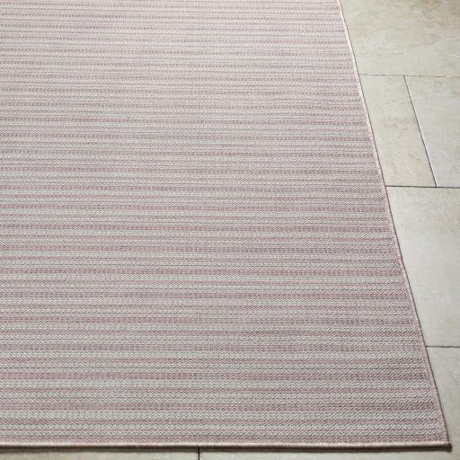 Surya Hampton HPT-2312 Dusty Pink Ivory 5'1" x 7' Rug