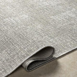 Surya Hampton HPT-2314 Ivory Medium Gray 7'7" Round Rug
