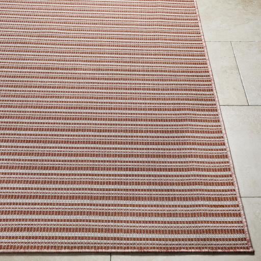 Surya Hampton HPT-2315 Ivory Red 7'7" x 10' Rug