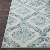 Surya Harput HAP-1055 Ivory Medium Gray 2' x 2'11" Rug