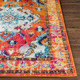 Surya Harput HAP-1118 Cream Fuchsia 6'7" x 9' Rug