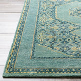 Surya Haven HVN-1217 Deep Teal Emerald 9' x 13' Rug
