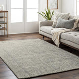 Surya Helen HLE-2303 Charcoal Light Beige 5' x 7'6" Rug