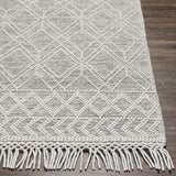 Surya Hemingway HMG-2300 Black Cream 5' x 7'6" Rug