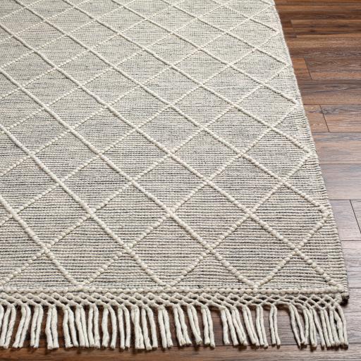 Surya Hemingway HMG-2302 Black Ivory 2' x 5' Rug