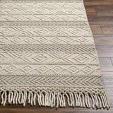 Surya Hemingway HMG-2309 Beige Ivory 3' Round Rug