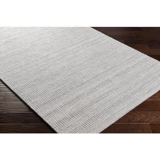 Surya Hickory HCK-2302 Charcoal Gray 6' x 9' Rug