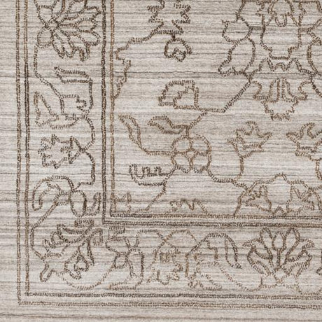 Surya Hightower HTW-3003 Charcoal Light Gray 8' Square Rug