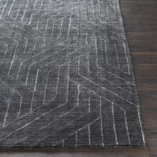 Surya Hightower HTW-3011 Black Charcoal 6' x 9' Rug