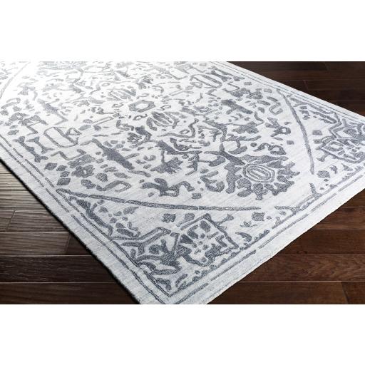 Surya Hightower HTW-3013 Black Light Gray 8' x 10' Rug