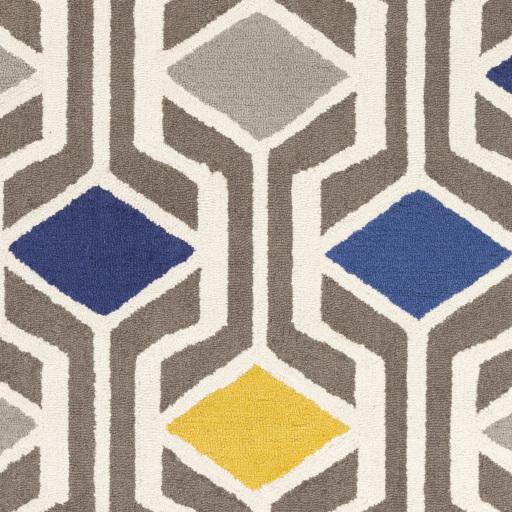 Surya Hilda HDA-2385 Bright Blue Bright Yellow 3' x 5' Rug