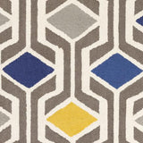 Surya Hilda HDA-2385 Bright Blue Bright Yellow 3' x 5' Rug