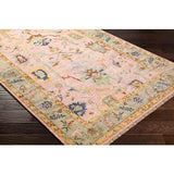 Surya Hillcrest HIL-9044 Brick Red Bright Yellow 5'6" x 8'6" Rug