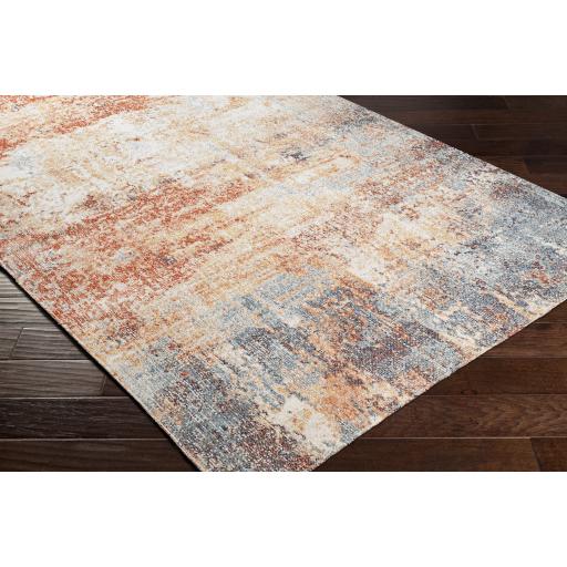Surya Huntington Beach HTB-2323 Brick Red Cream 5'3" x 7' Rug