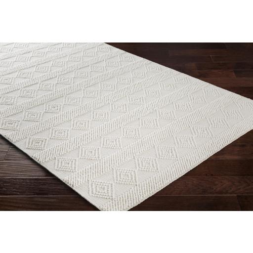 Surya Hygge HYG-2302 White 2'6" x 8' Rug